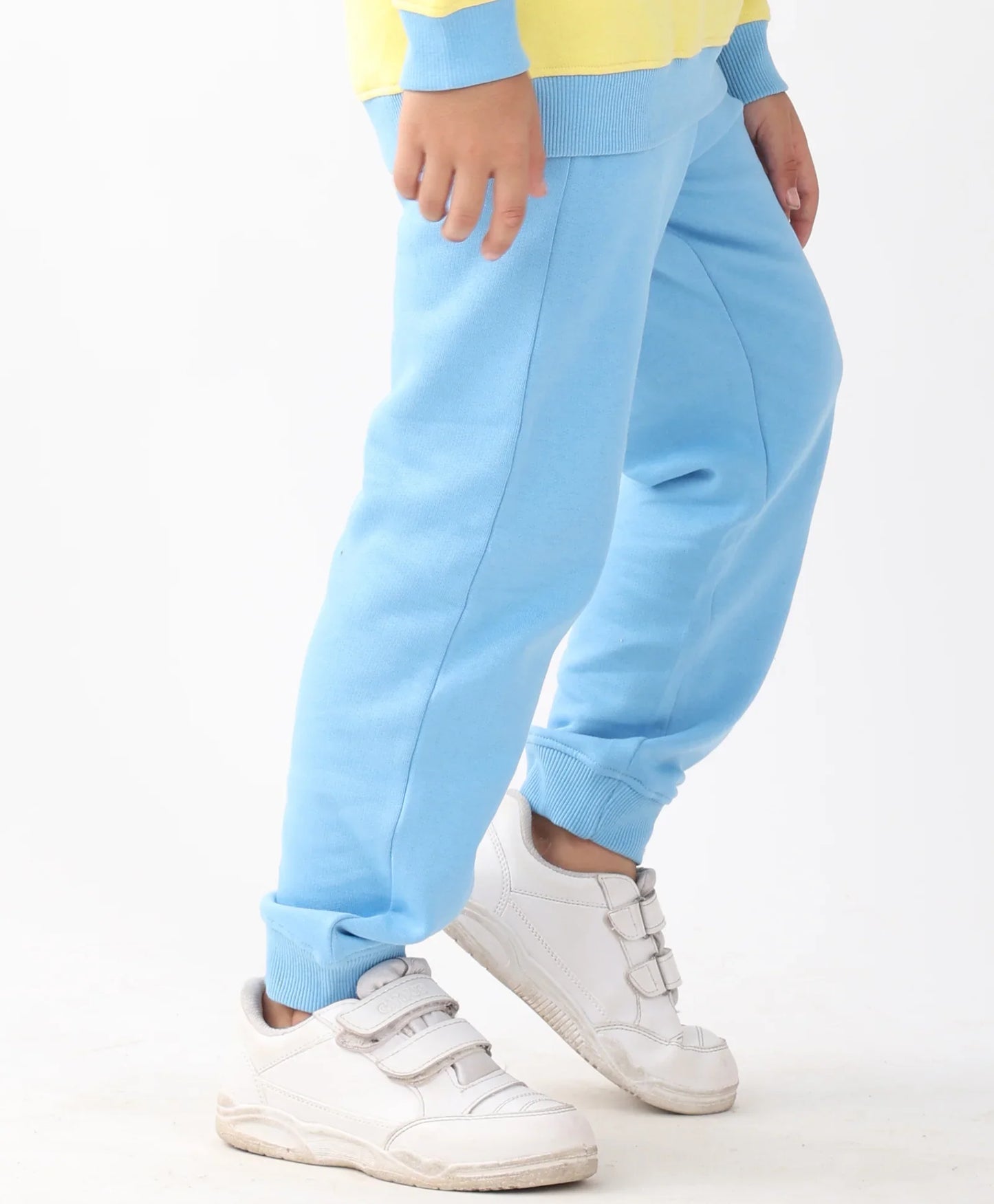 BLUE FLEECE BOYS JOGGER - BLUE