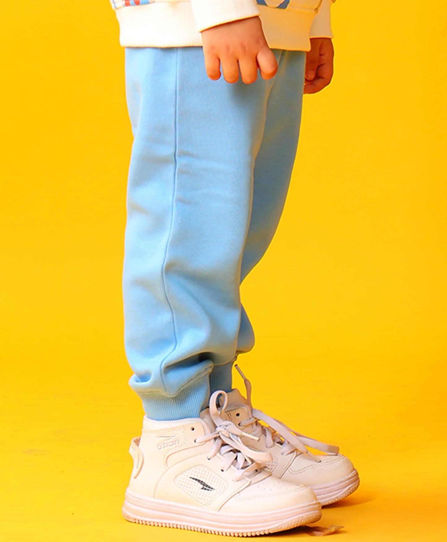 BLUE FLEECE BOYS JOGGER - BLUE