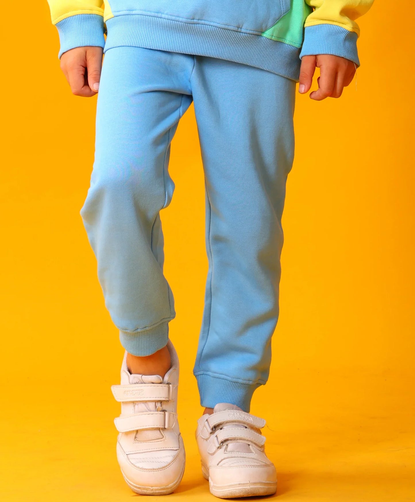 BLUE FLEECE BOYS JOGGER - BLUE