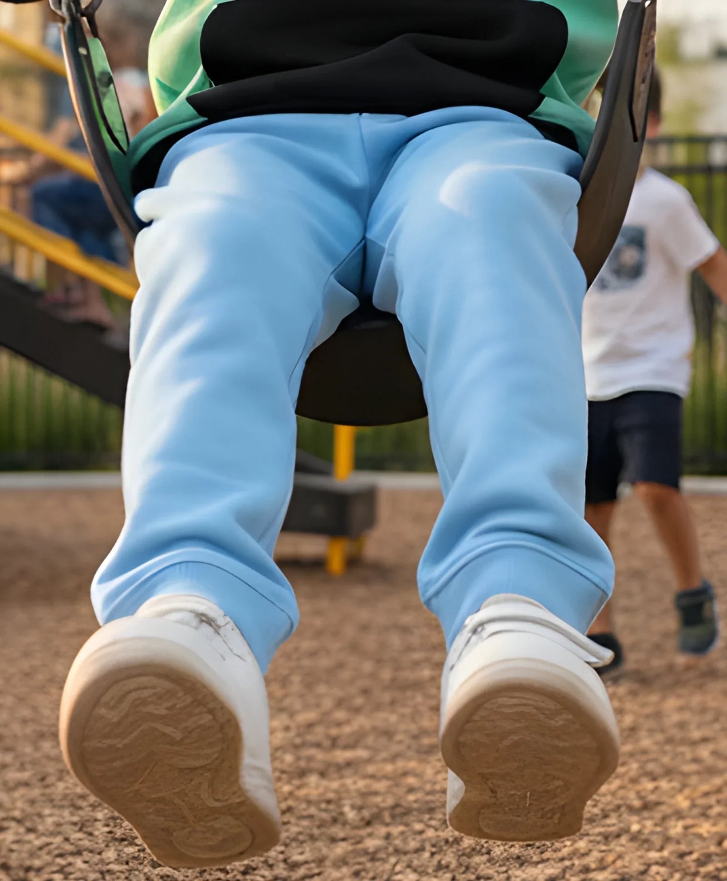 BLUE FLEECE BOYS JOGGER - BLUE