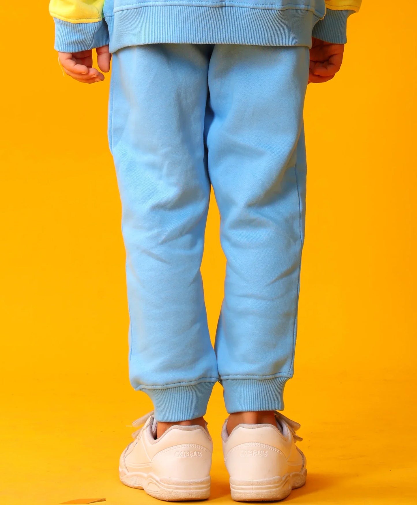BLUE FLEECE BOYS JOGGER - BLUE