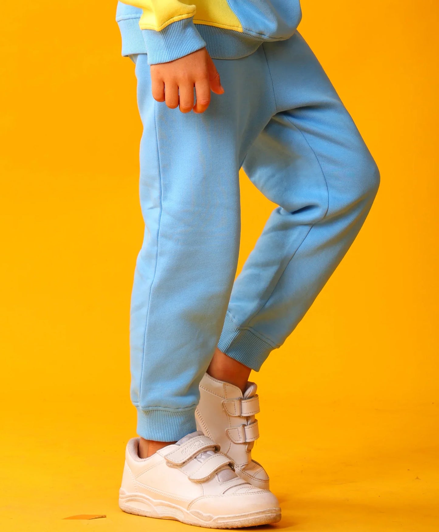 BLUE FLEECE BOYS JOGGER - BLUE