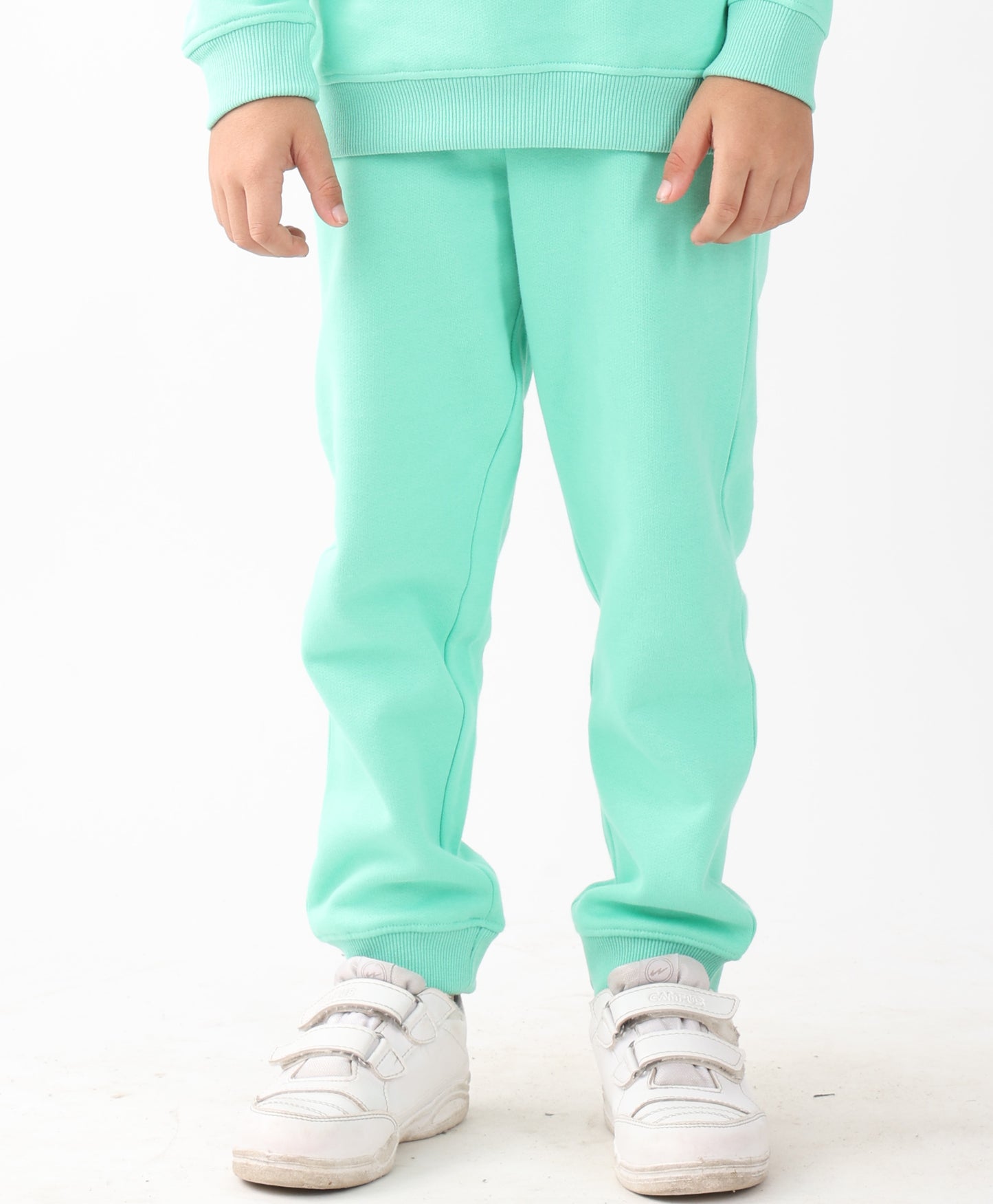 GREEN FLEECE BOYS JOGGER - GREEN
