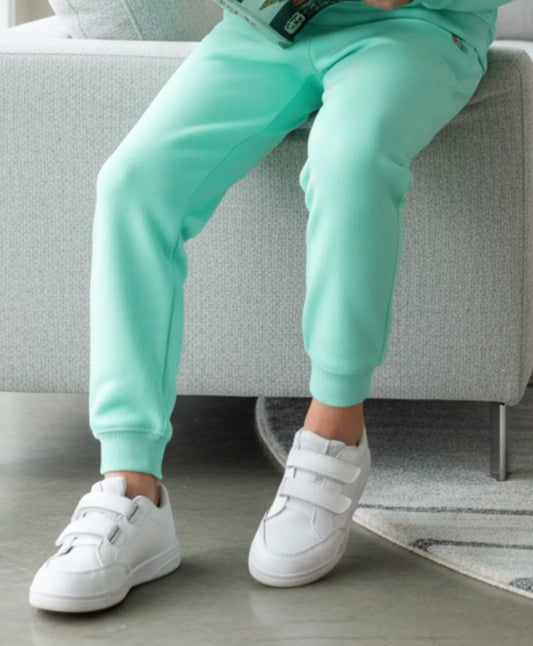 GREEN FLEECE BOYS JOGGER - GREEN