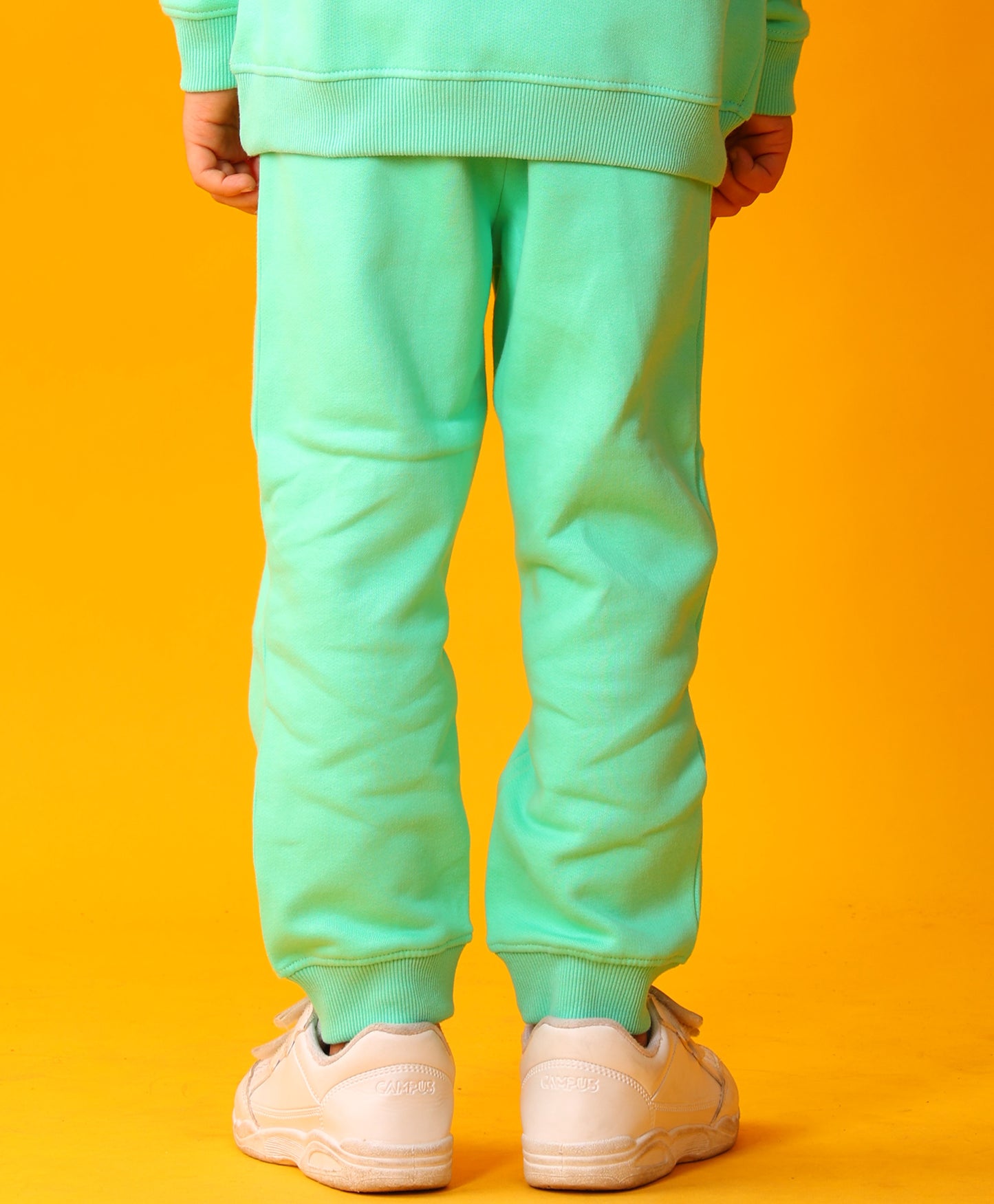 GREEN FLEECE BOYS JOGGER - GREEN