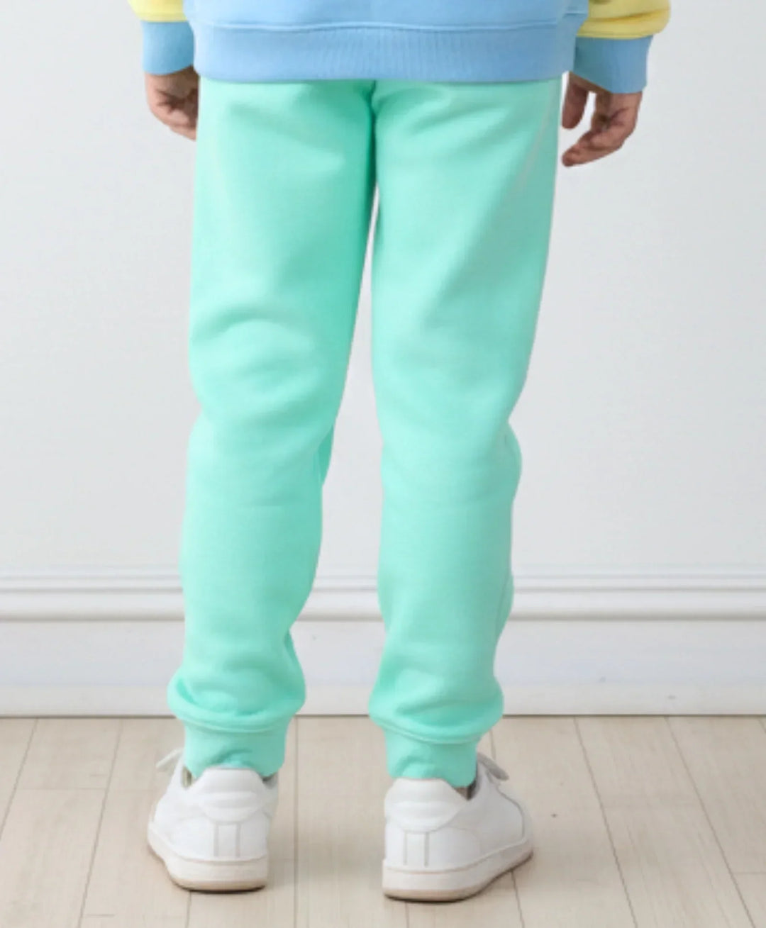 GREEN FLEECE BOYS JOGGER - GREEN - Anthrilo 