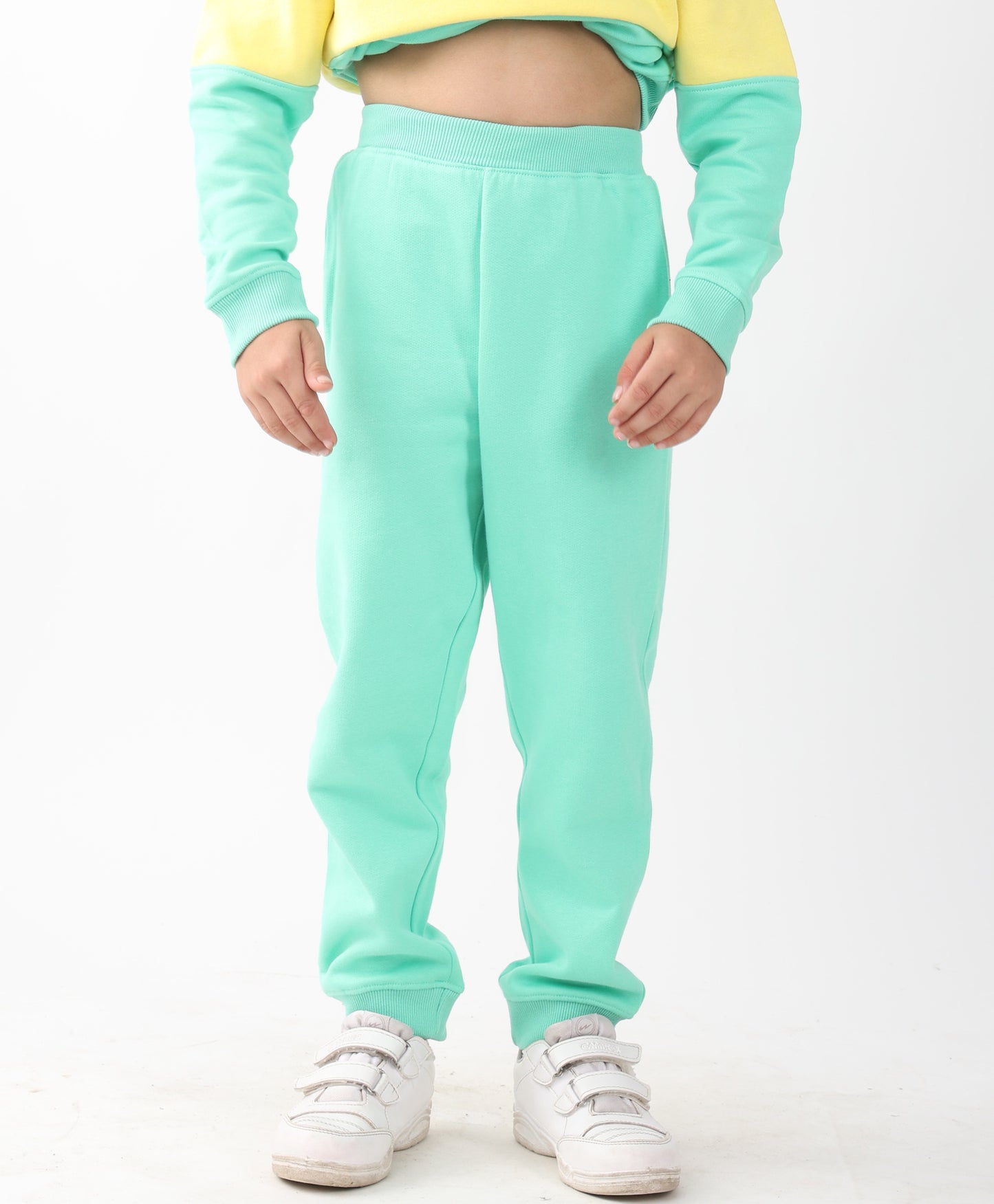 GREEN FLEECE BOYS JOGGER - GREEN