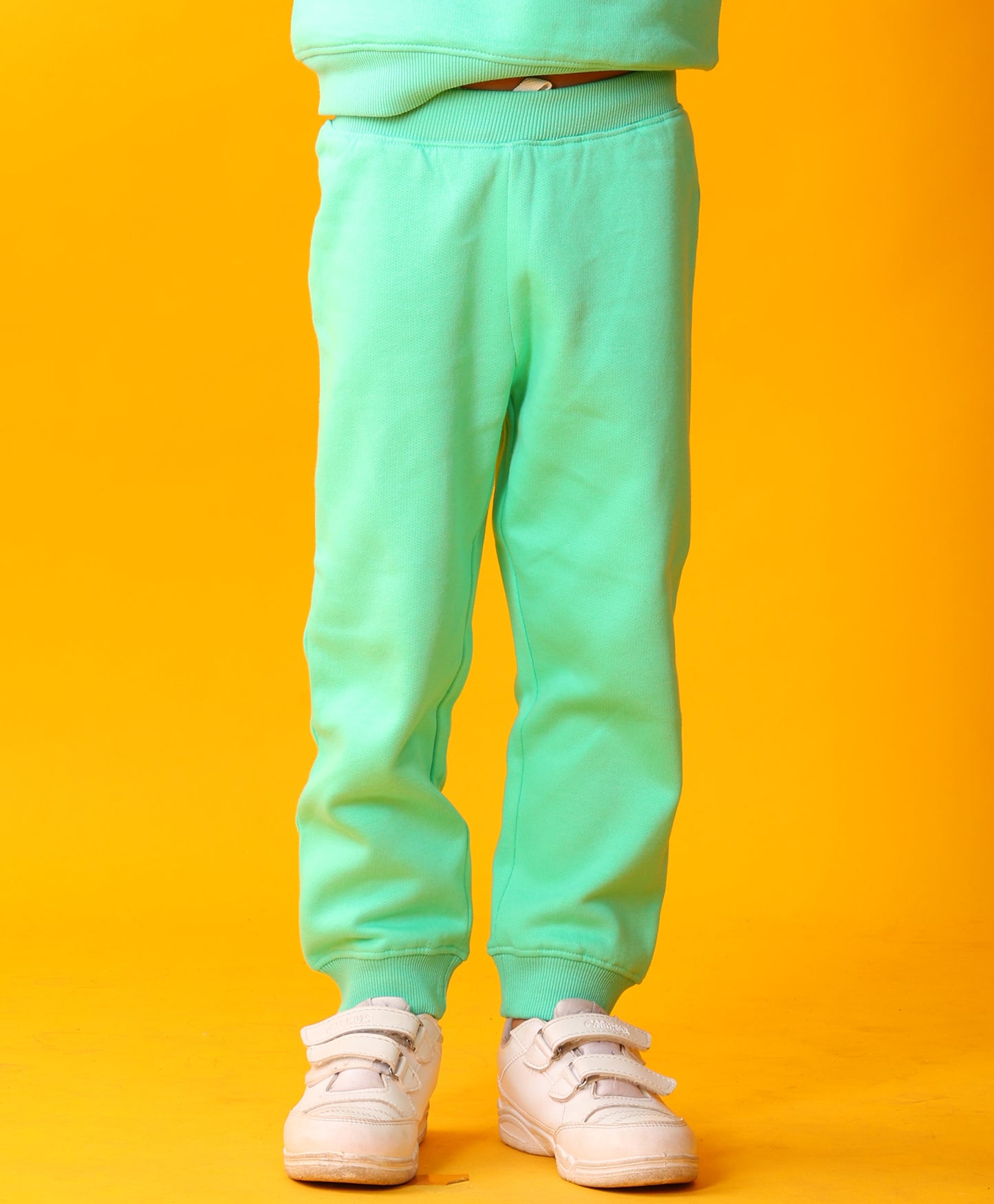 GREEN FLEECE BOYS JOGGER - GREEN