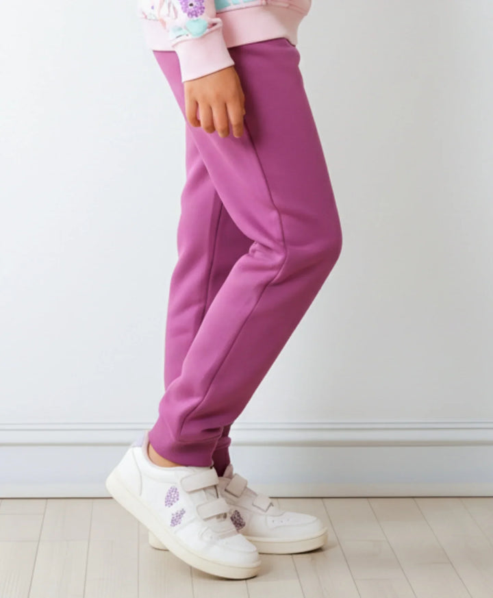 PURPLE HEART GIRLS FLEECE JOGGER - PURPLE