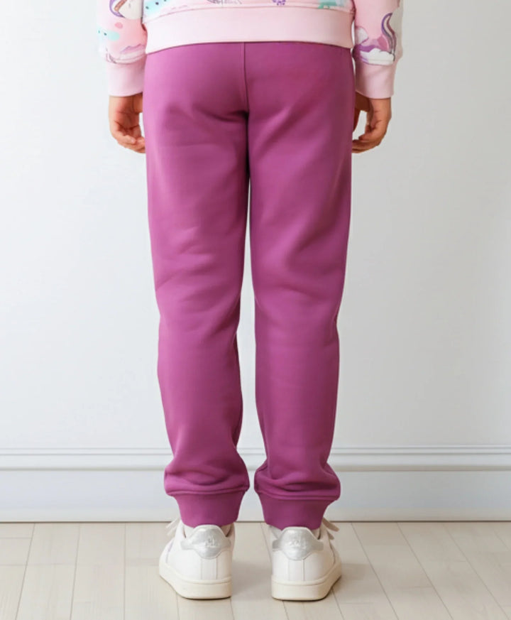 PURPLE HEART GIRLS FLEECE JOGGER - PURPLE