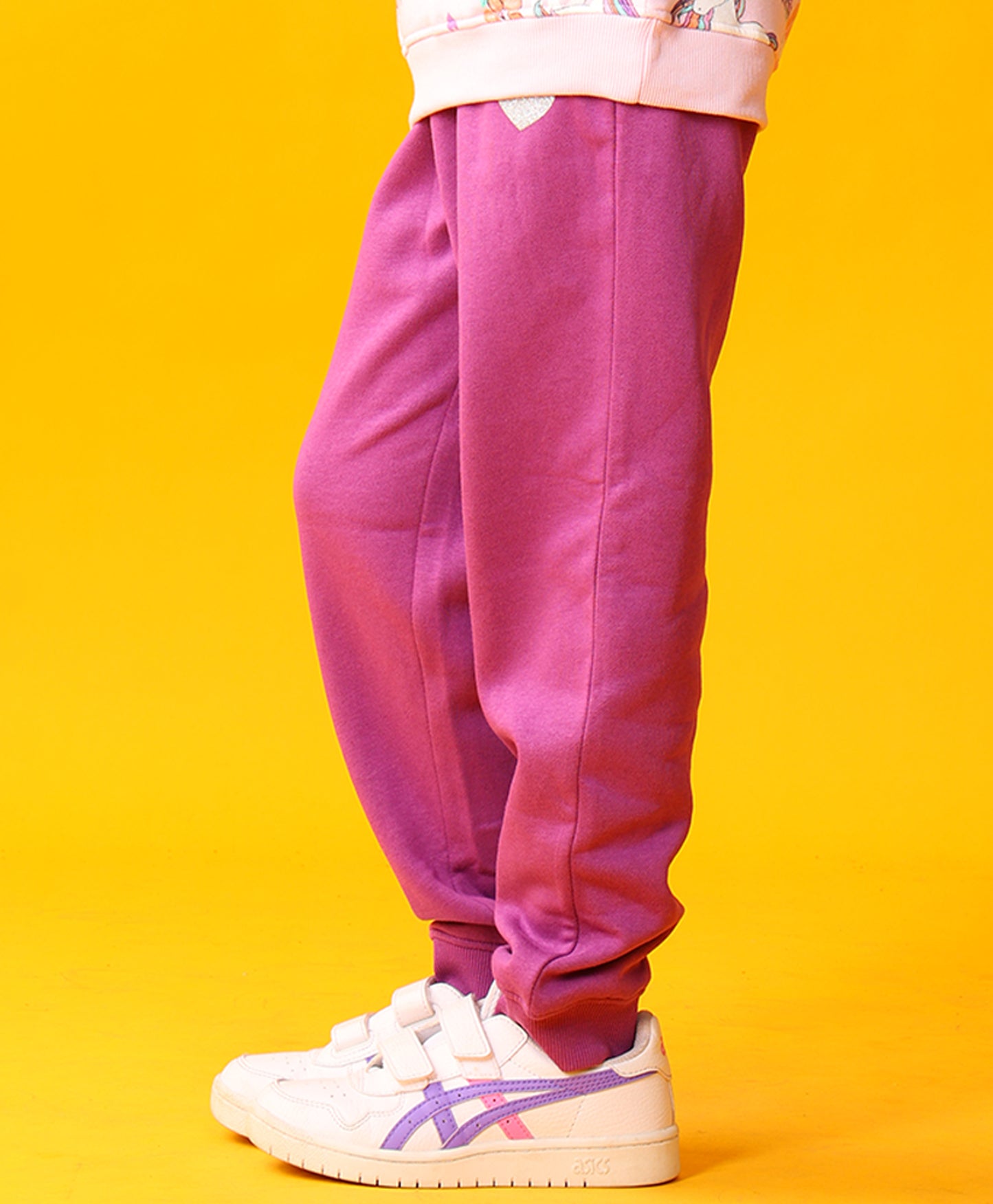 PURPLE HEART GIRLS FLEECE JOGGER - PURPLE