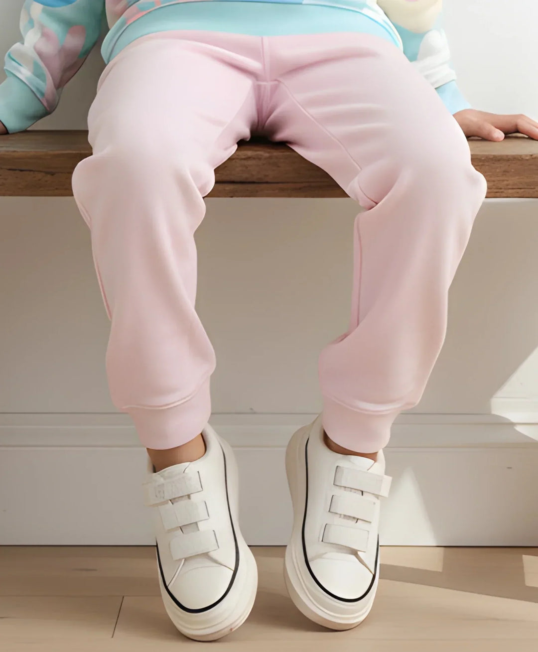 PINK WARM GIRLS FLEECE JOGGER - PINK - Anthrilo 