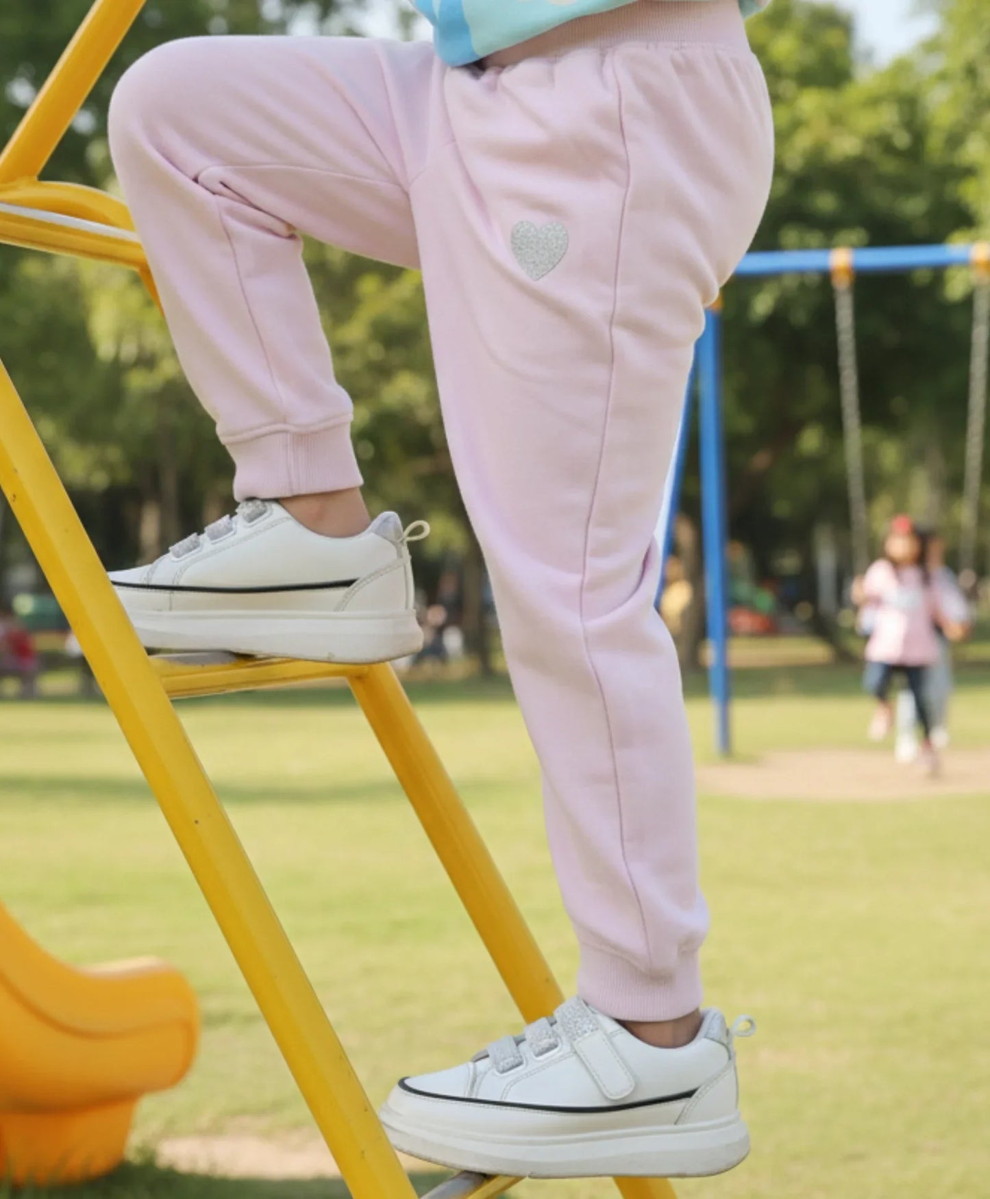 PINK WARM GIRLS FLEECE JOGGER - PINK