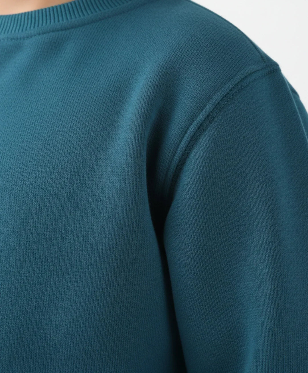 TEAL COLOR BOYS FLEECE SWEATSHIRT - TEAL