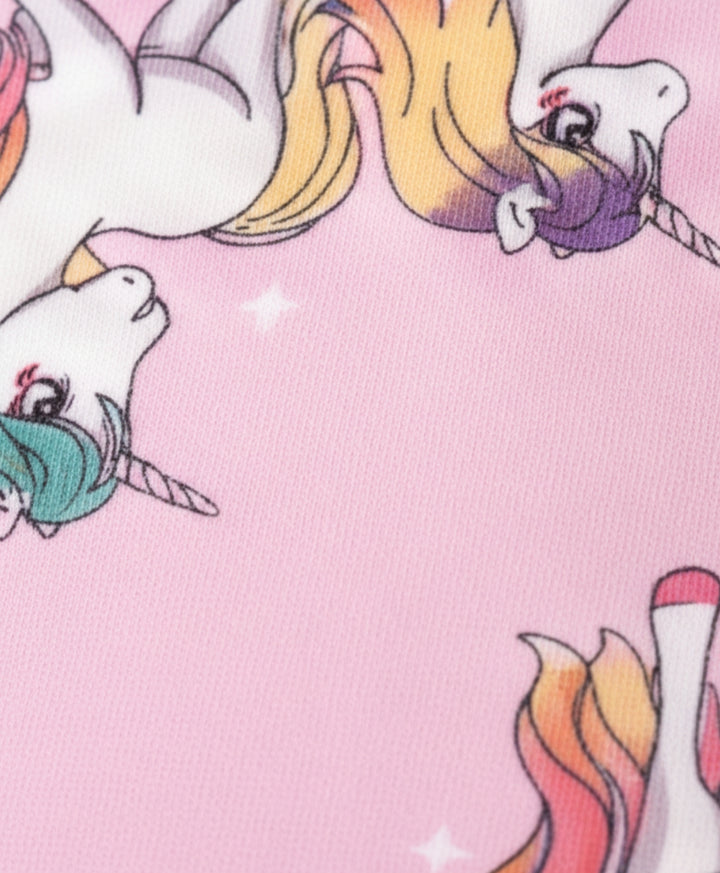 Unicorn Star Pretty Pink Casual Dress - Pink - Anthrilo 