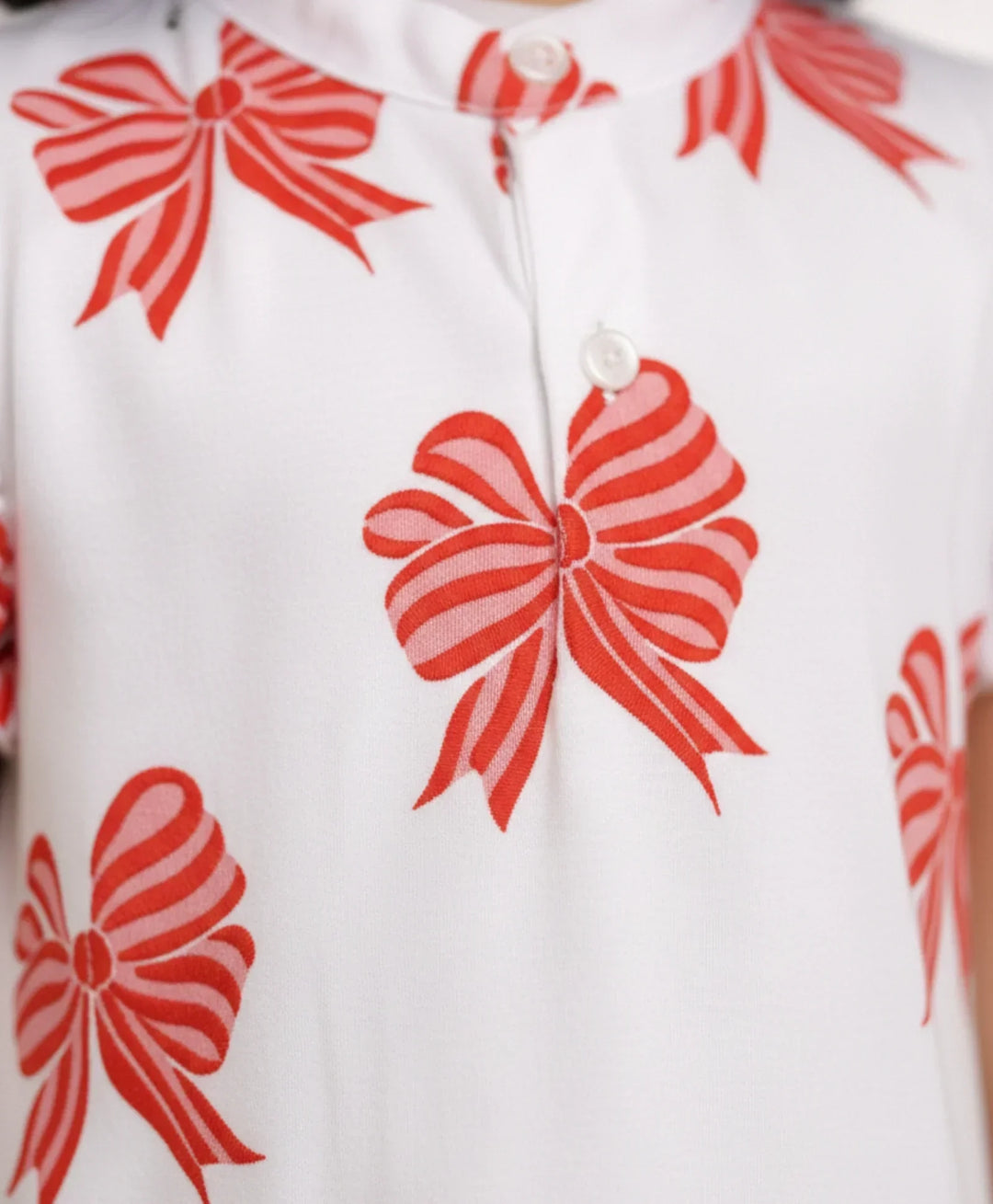 BOW PINK FRILL SUMMER DRESS - OFF WHITE - Anthrilo 