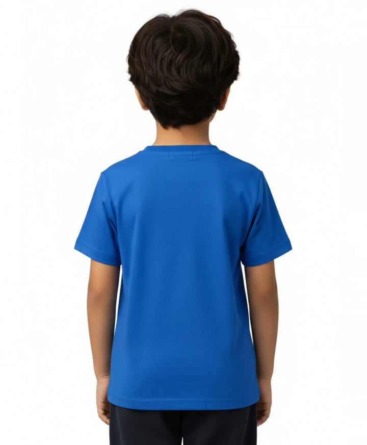 Stegosaurus Royal Short Sleeve Summer Boys T-Shirt - Royal