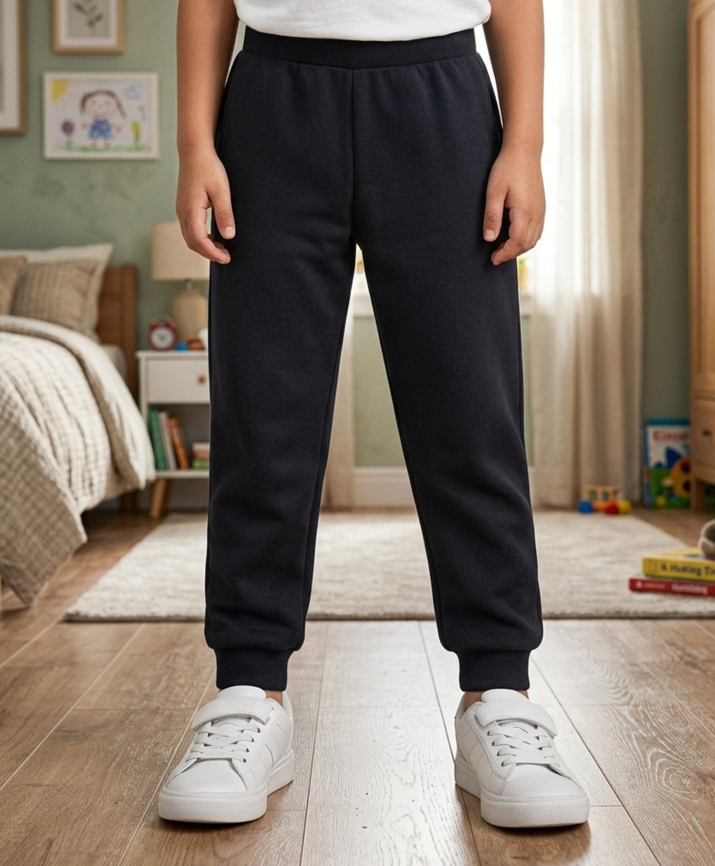 BLACK BOYS SUMMER JOGGER - BLACK