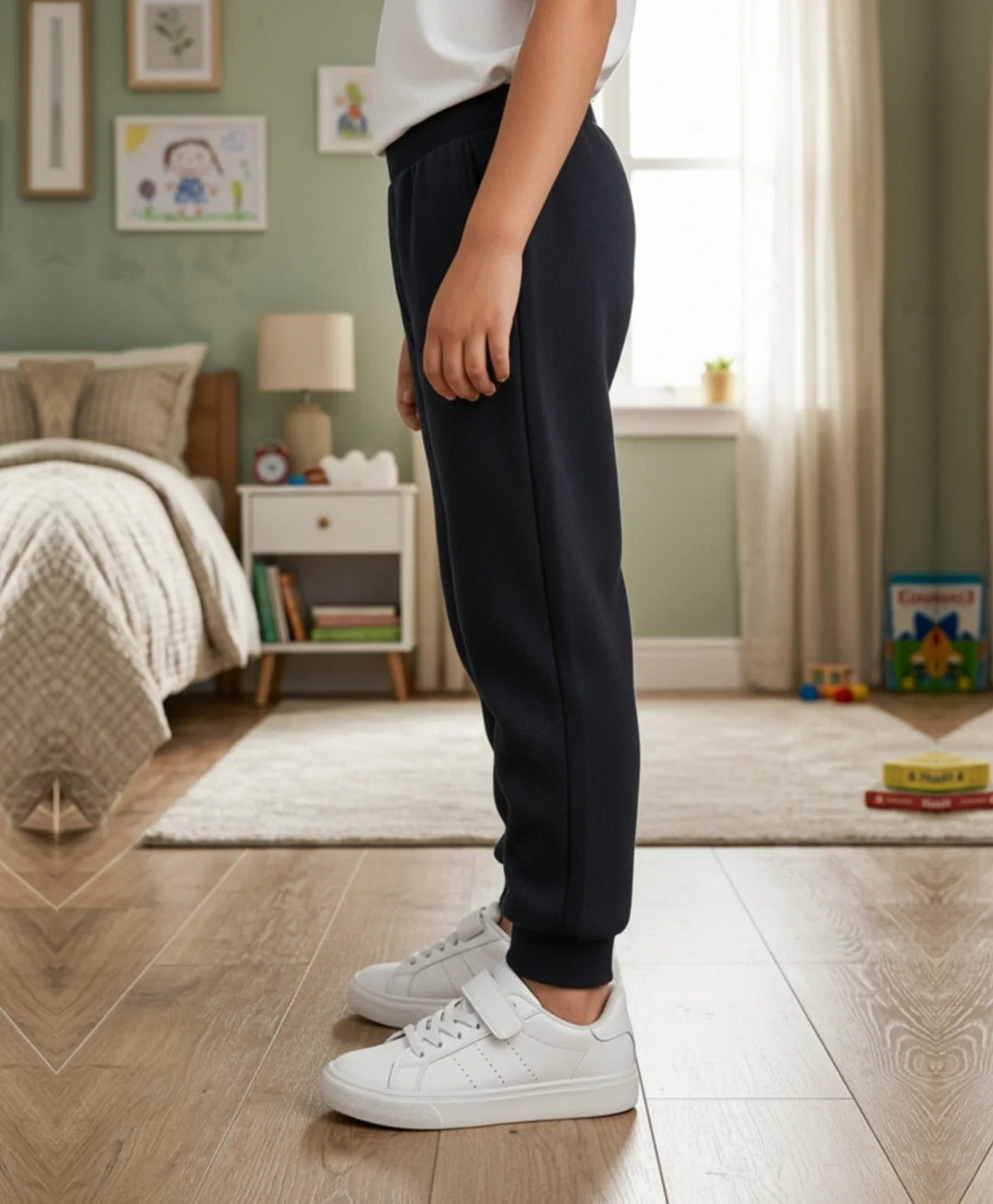 Black Boys Summer Jogger - Black
