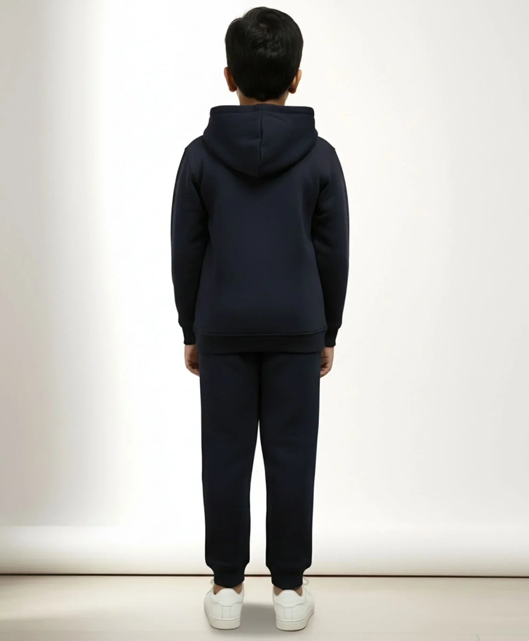 UNBOUND ESSENTIALS FLEECE HOODIE JOGGER SET - NAVY - Anthrilo 