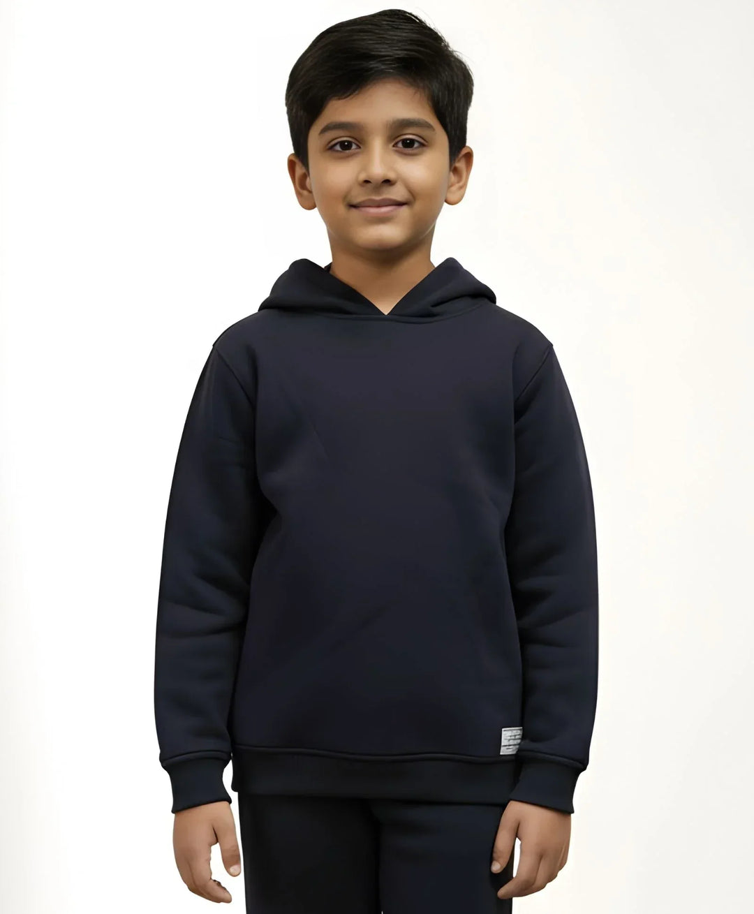 UNBOUND ESSENTIALS BOYS FLEECE HOODIE - NAVY - Anthrilo 