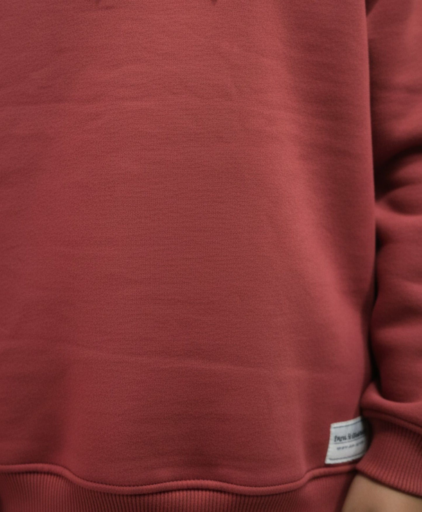 BEYOND BASIC BOYS FLEECE HOODIE - WINE