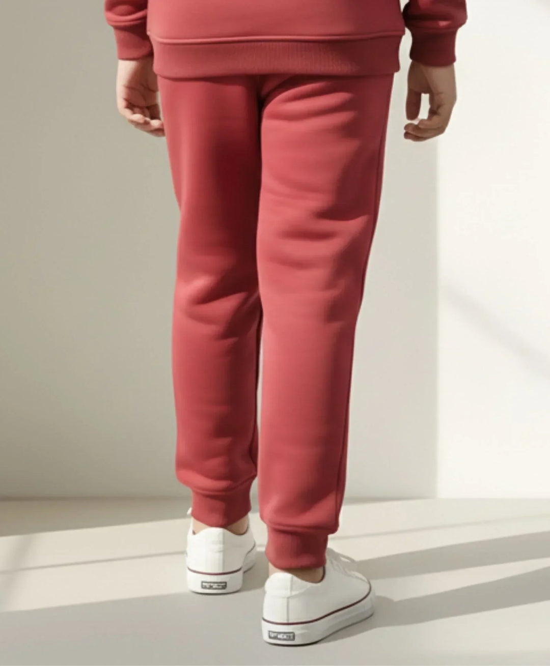 BEYOND BASIC BOYS FLEECE JOGGER - WINE