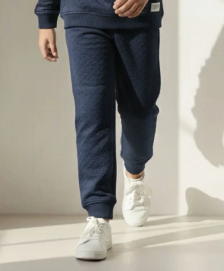 MINIMAL ESSENTIALS BOYS FLEECE JOGGER - NAVY - Anthrilo 