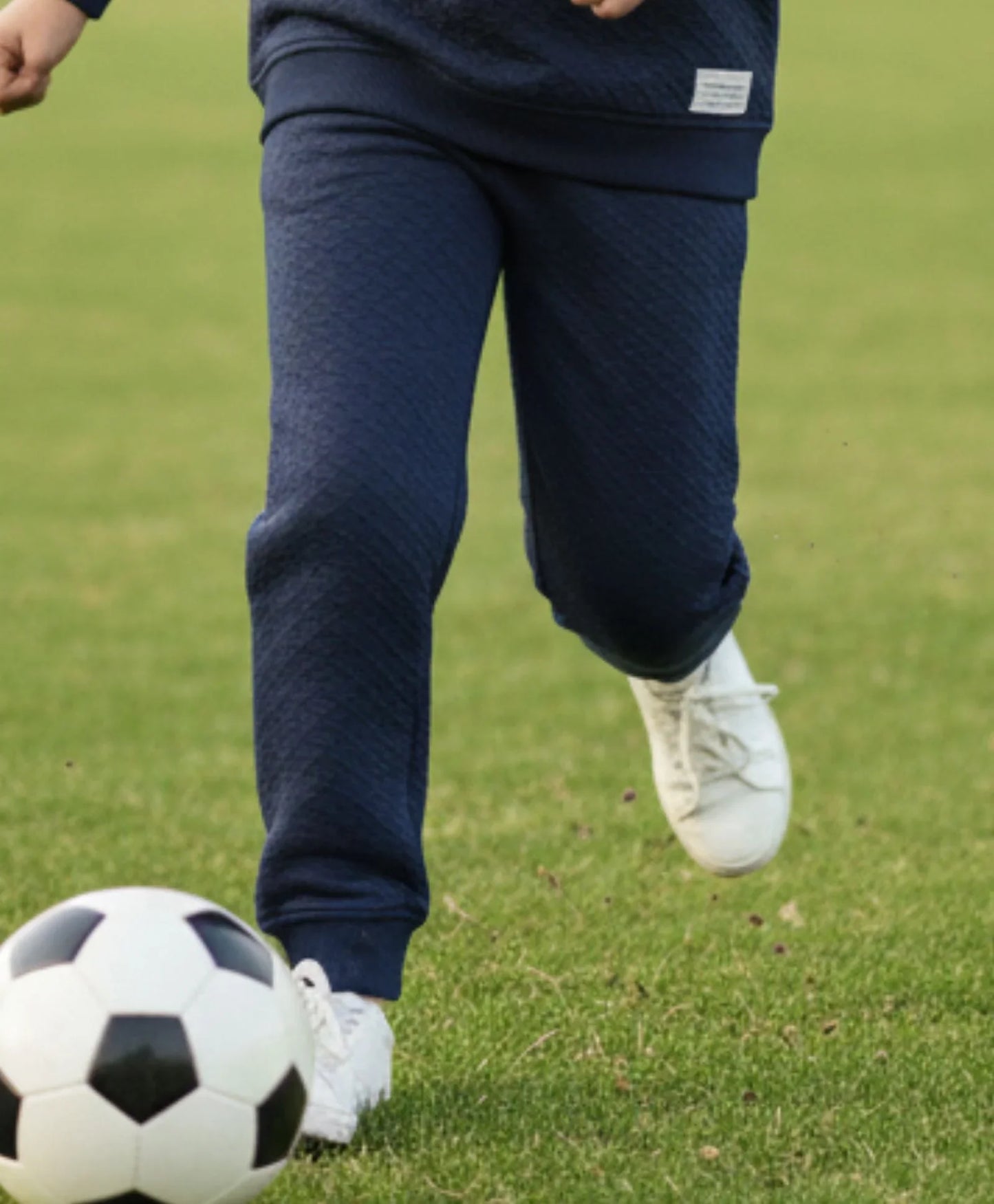 MINIMAL ESSENTIALS GIRLS FLEECE JOGGER - NAVY