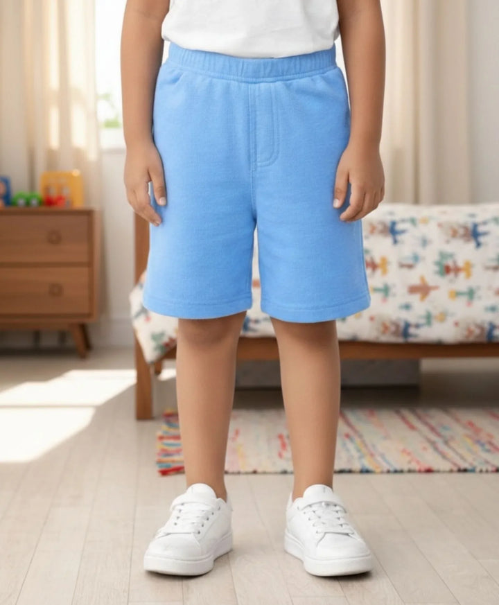 Biscay Blue Summer Boys Shorts - Blue