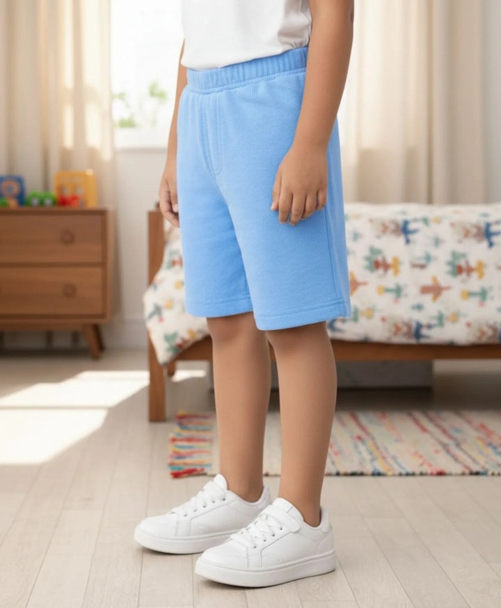 Biscay Blue Summer Boys Shorts - Blue