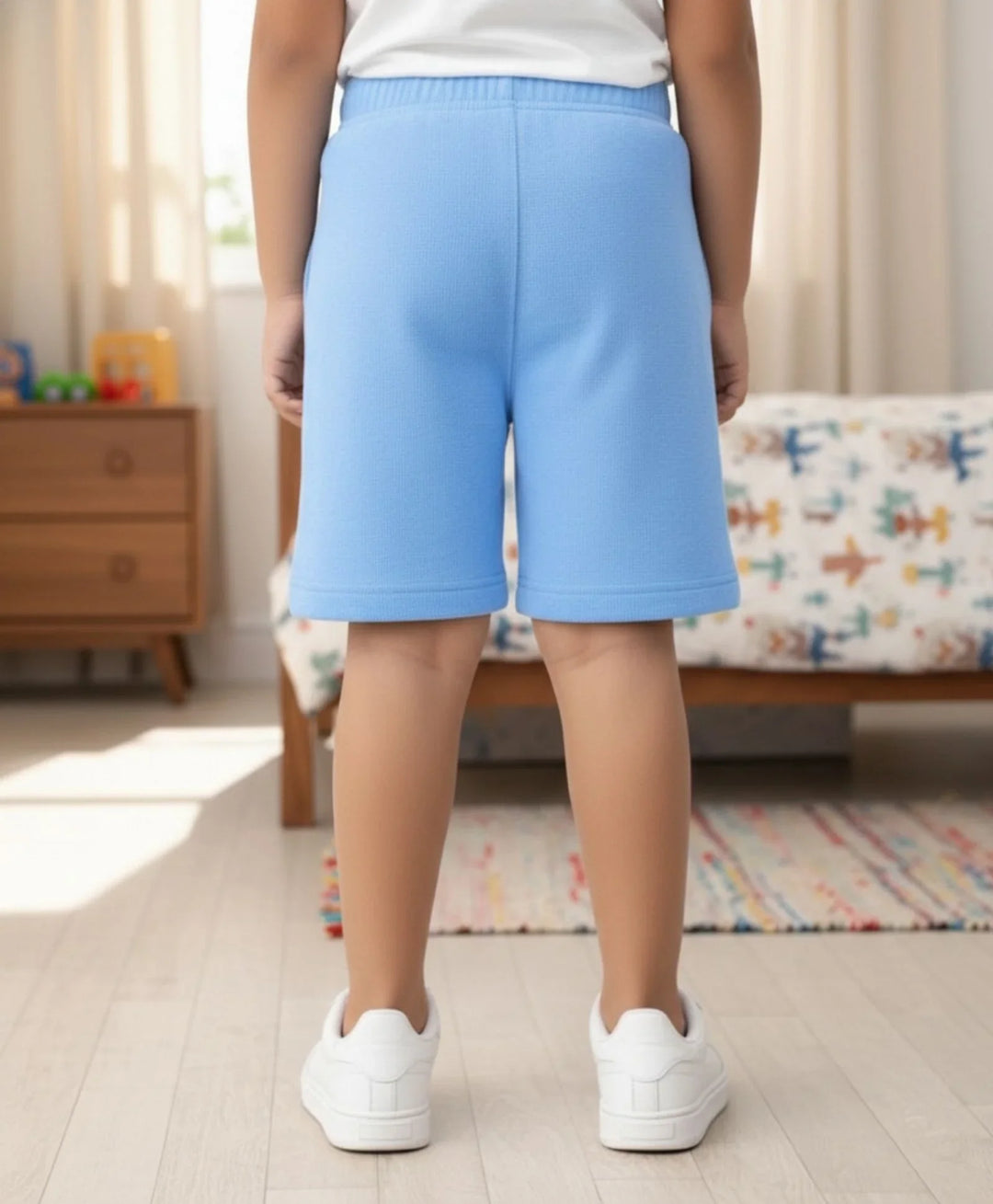 Biscay Blue Summer Boys Shorts - Blue