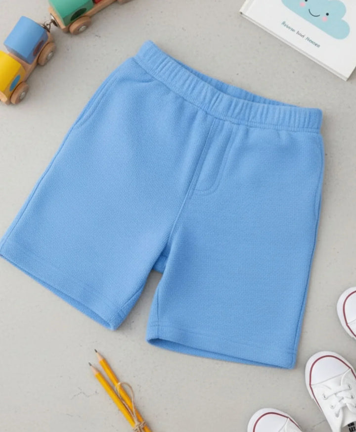 Biscay Blue Summer Boys Shorts - Blue