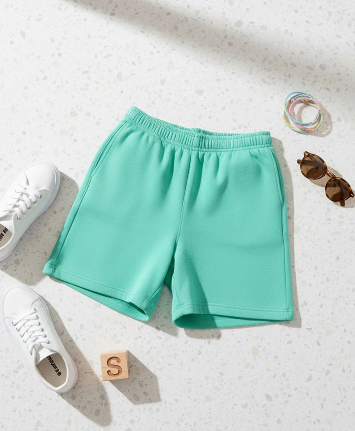 Biscay Green Summer Boys Shorts - Green