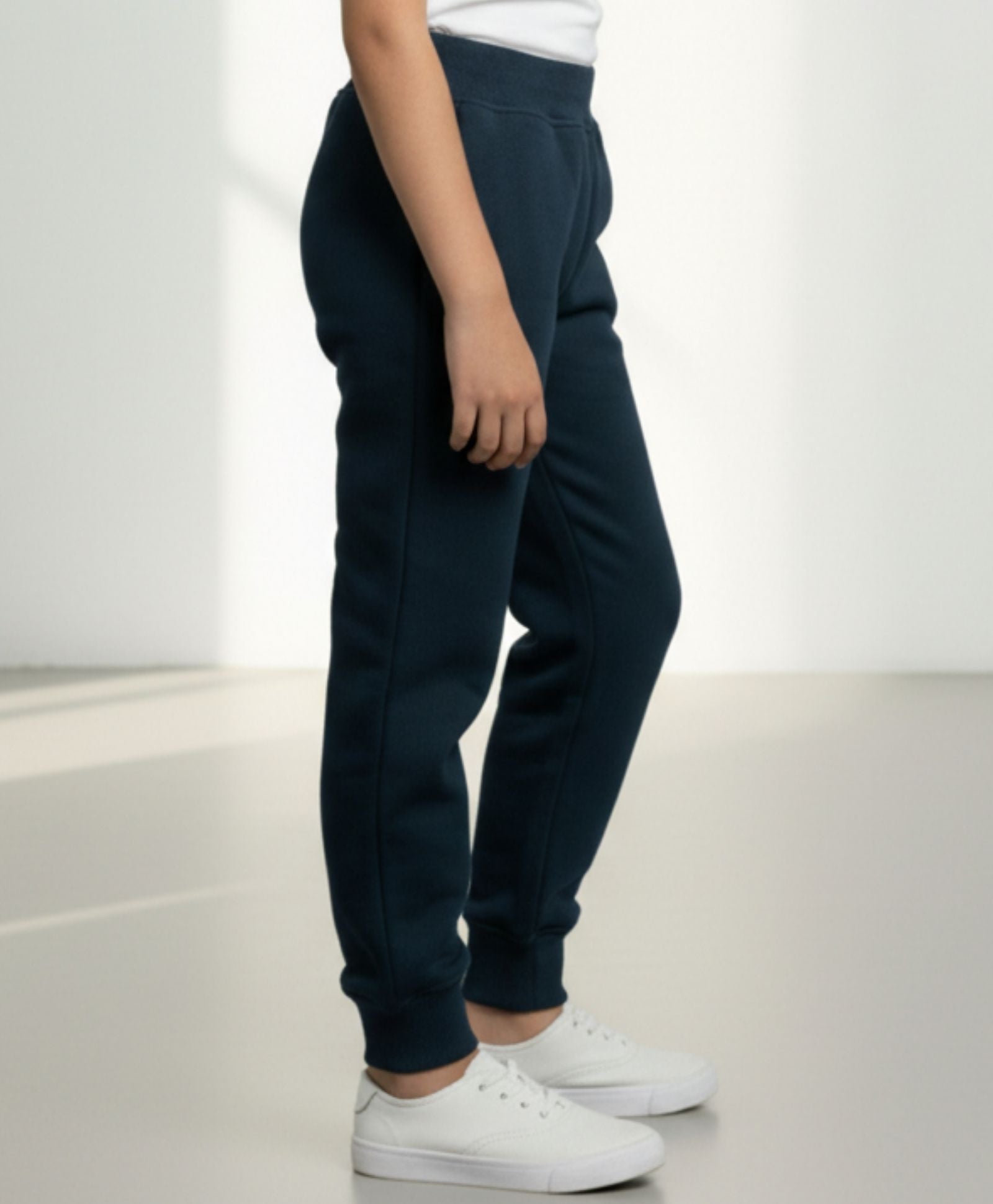 WEARABLE ESSENTIAL GIRLS FLEECE JOGGER - TEAL - Anthrilo 