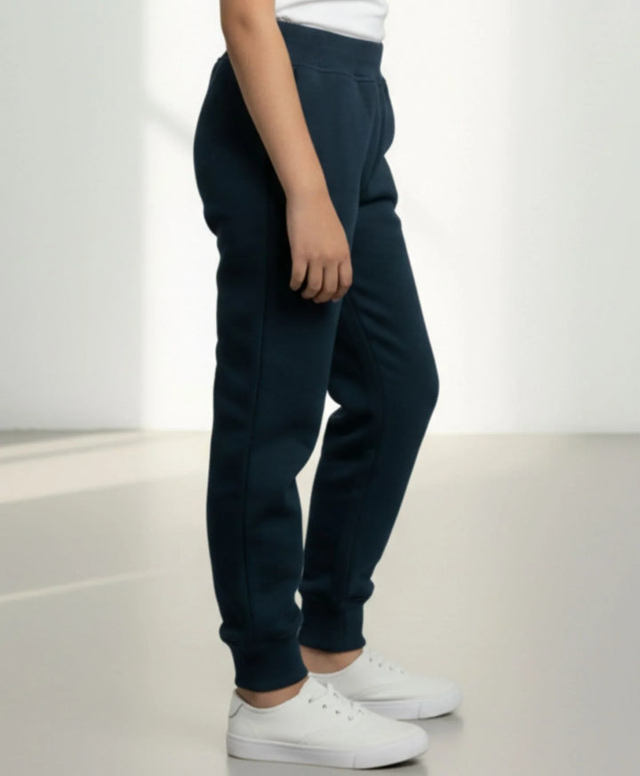 WEARABLE ESSENTIAL GIRLS FLEECE JOGGER - TEAL - Anthrilo 