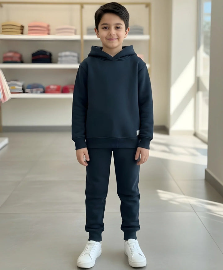 WEARABLE ESSENTIAL BOYS FLEECE JOGGER - TEAL - Anthrilo 