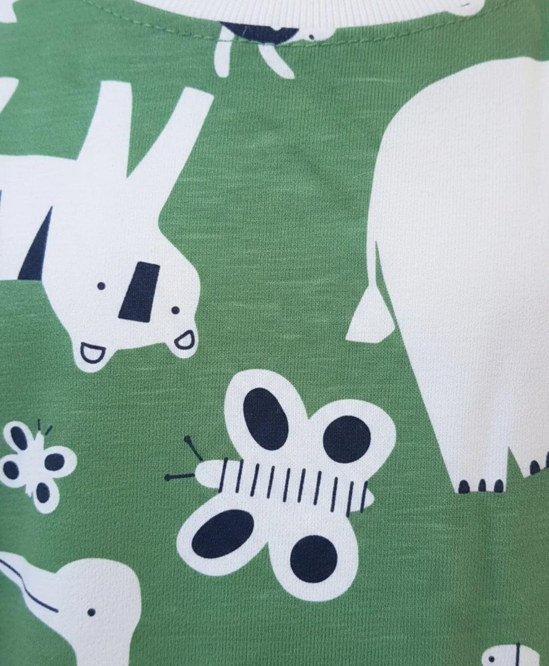 ANIMAL GREEN SLEEPWEAR SHORT SET - GREEN - Anthrilo 