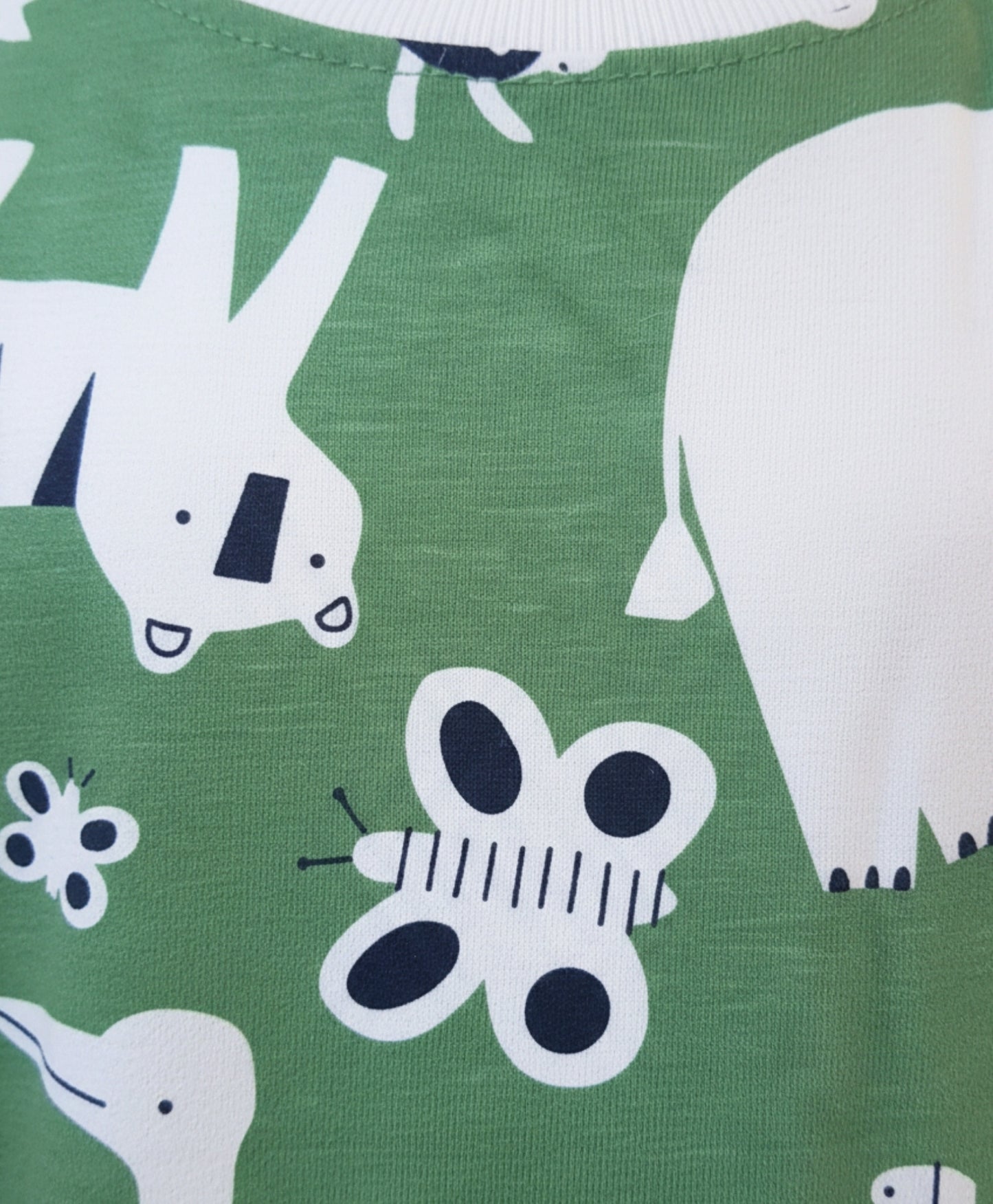 ANIMAL GREEN SLEEPWEAR SHORT SET - GREEN