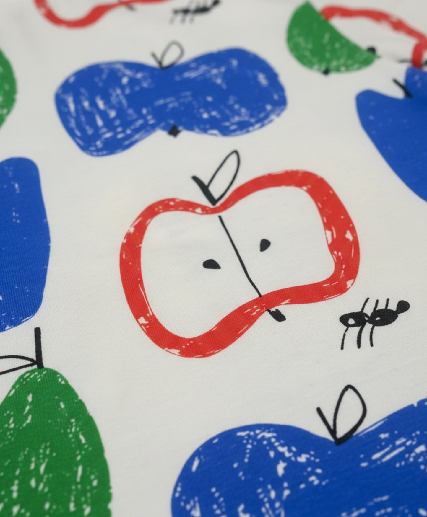 APPLE PEAR SLEEPWEAR SHORT SET - WHITE