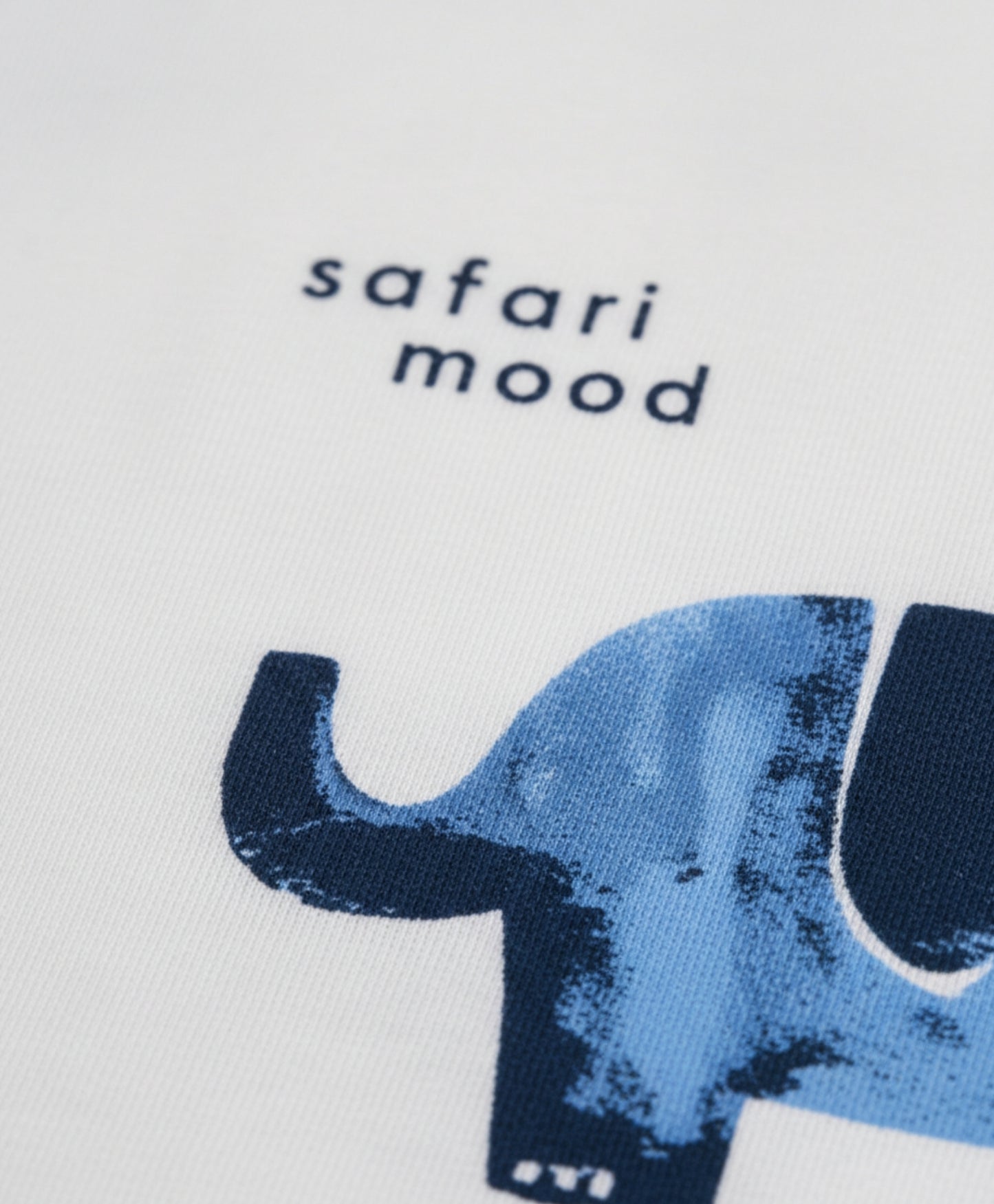 ELEPHANT SAFARI BOYS SLEEPWEAR SHORT SET - WHITE