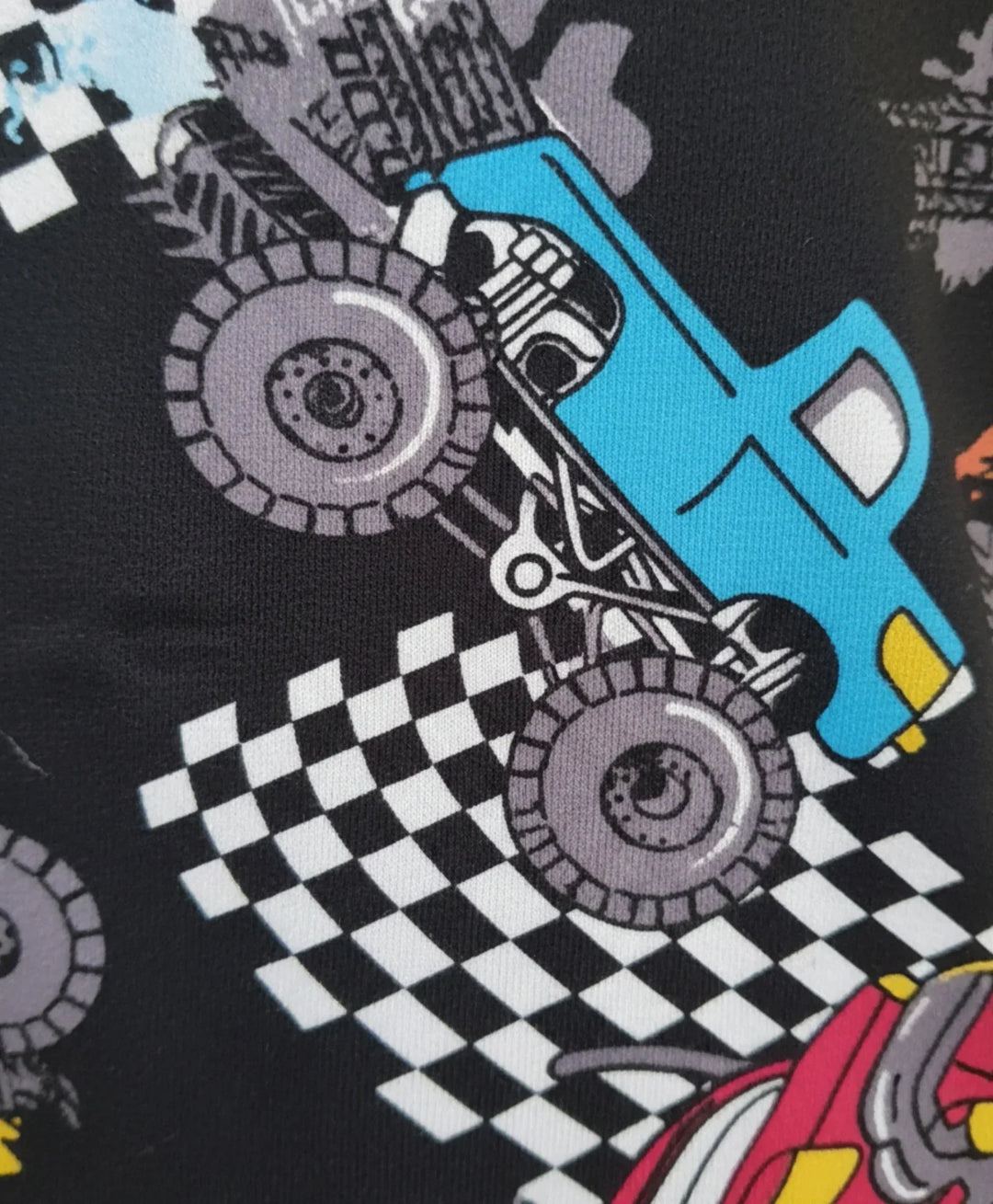 TRUCK BLACK BOYS SLEEPWEAR SHORT SET - BLACK - Anthrilo 