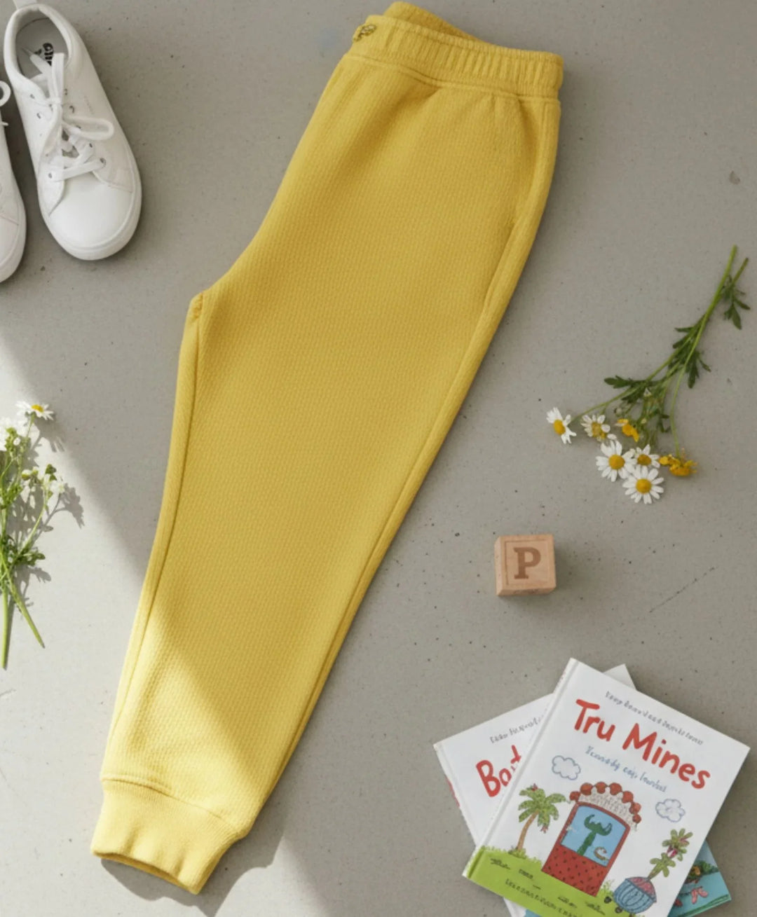 Sunny Yellow Boys Jogger - Yellow