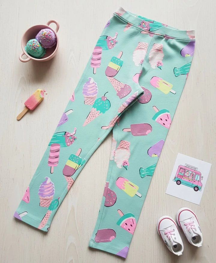 Icecream Aqua Summer Legging - Aqu