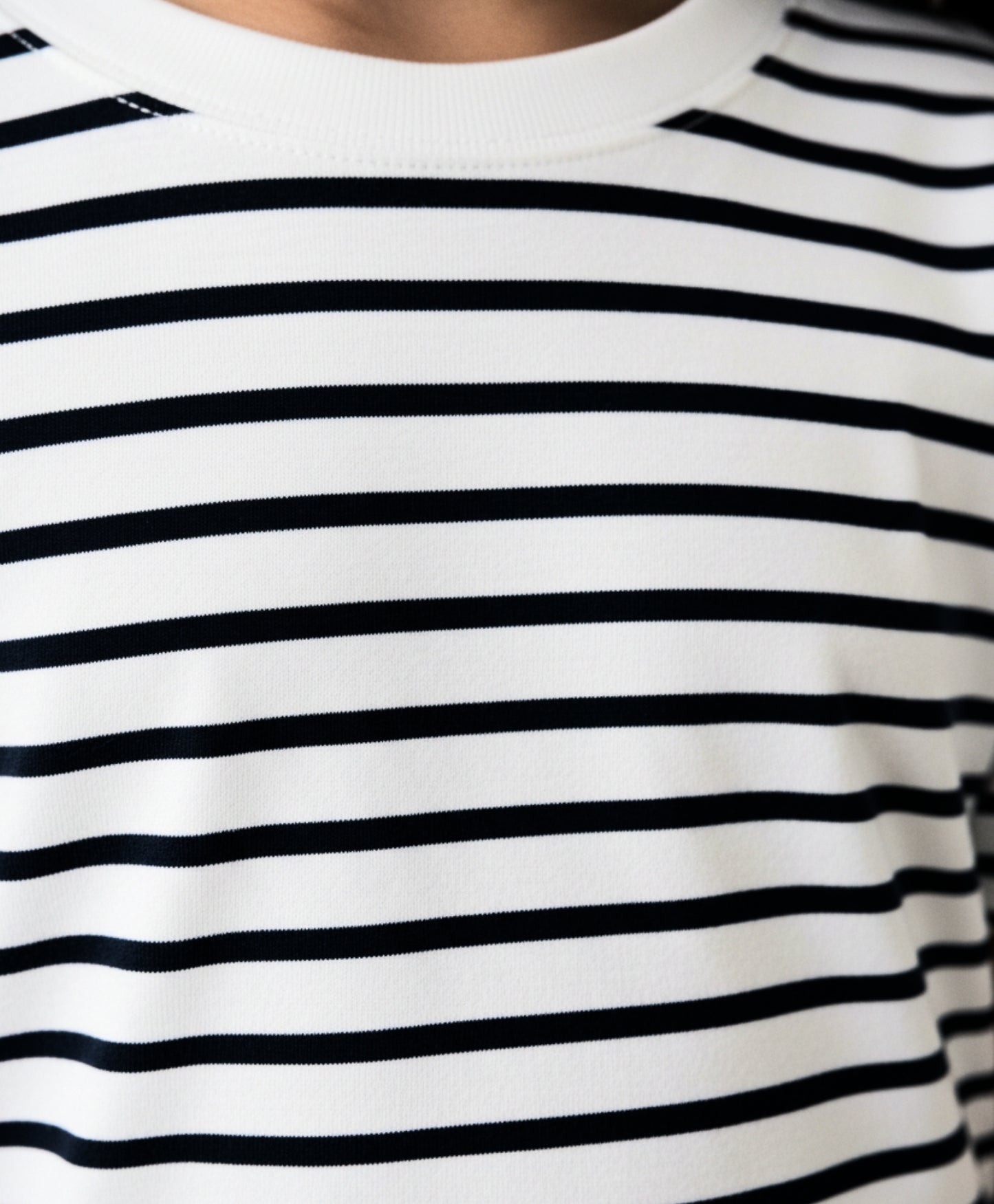 BLACK WHITE STRIPE GIRLS SHORT SLEEVE PYJAMA SET - BLACK/WHITE