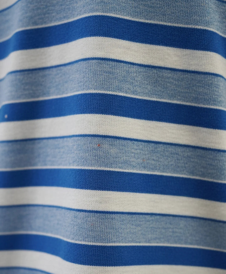 Ecru Royal Stripe Sleepwear Short Set - Royal/Navy