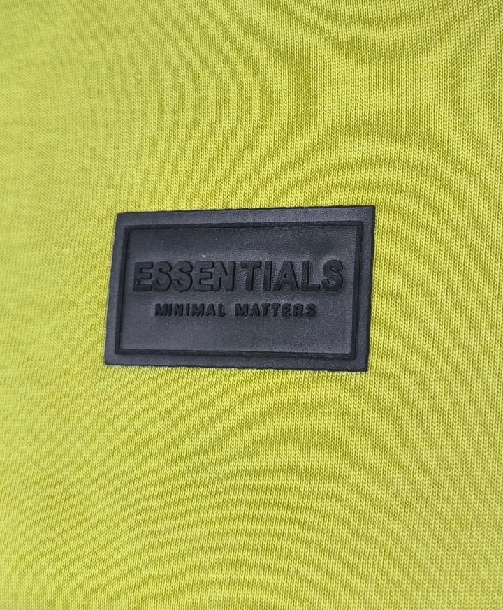 Essentials Rugby Boys Sleeepwear Short Set - Lime Yellow