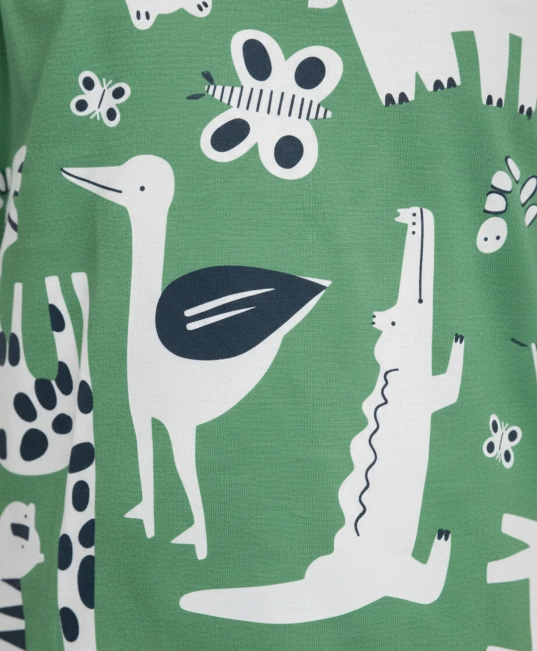 ANIMAL GREEN GIRLS SLEEPWEAR SHORT SET - GREEN - Anthrilo 