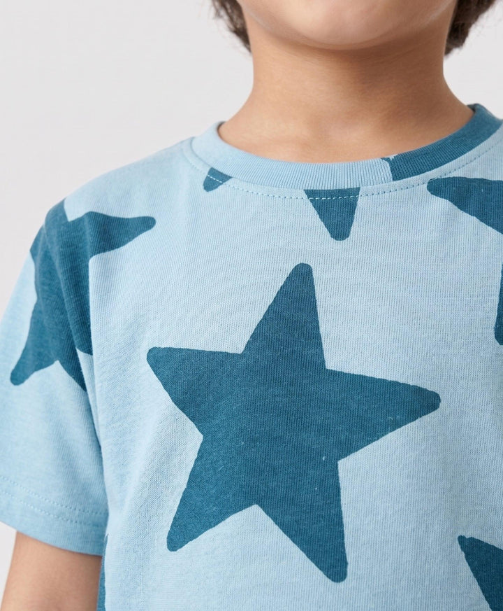 Blue Star Boys Sleepwear Short Set - Blue