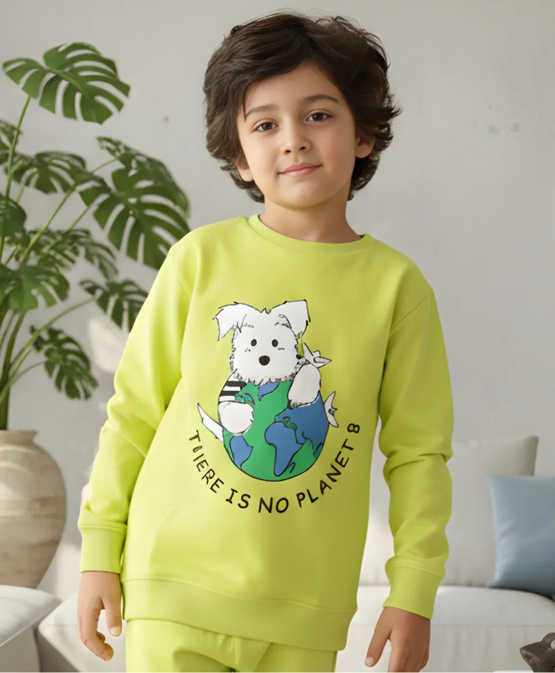 PLANET B BOYS SWEATSHIRT (FLEECE) - Anthrilo 